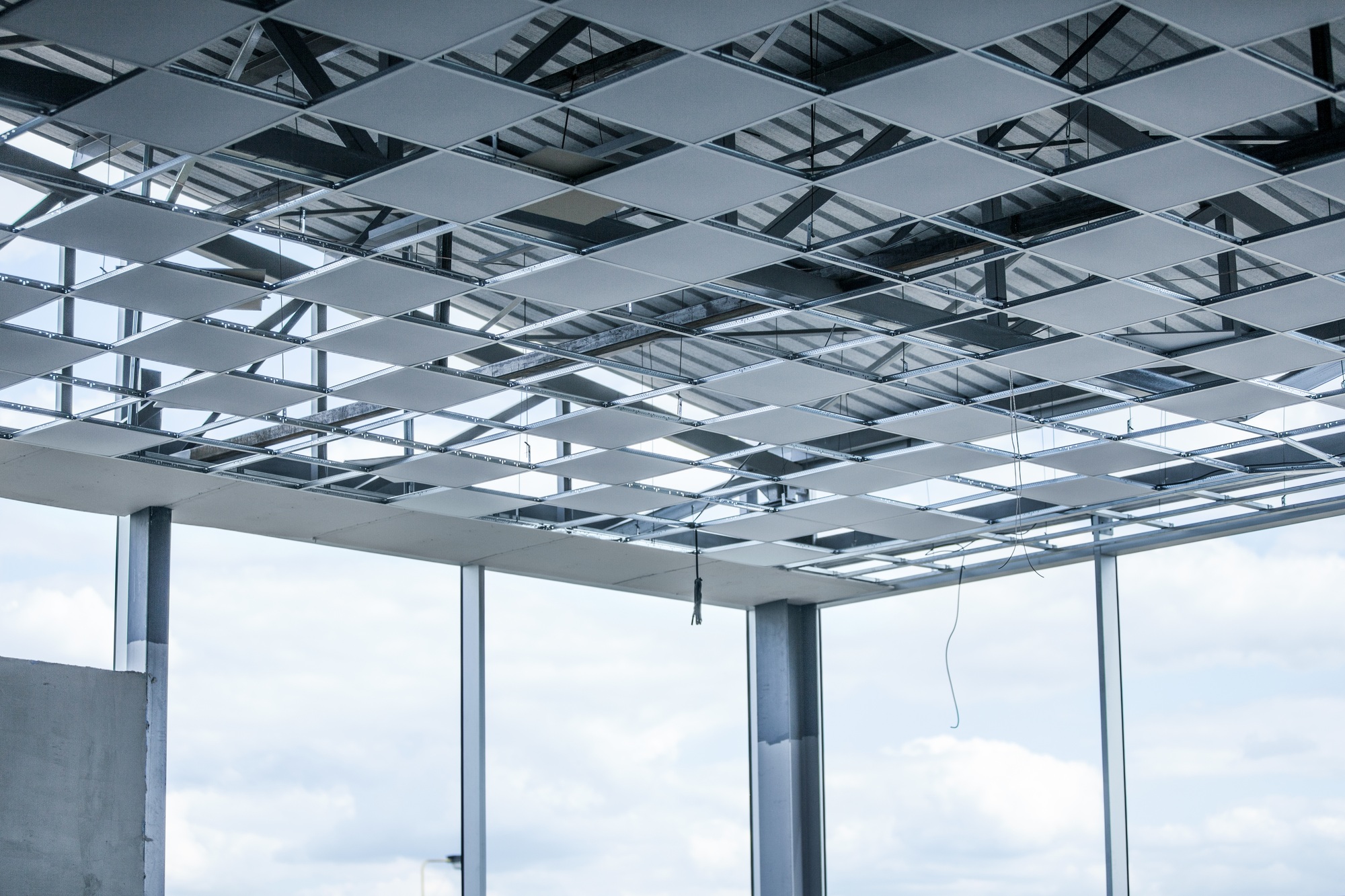 Construction commerciale : Plafonds Suspendus